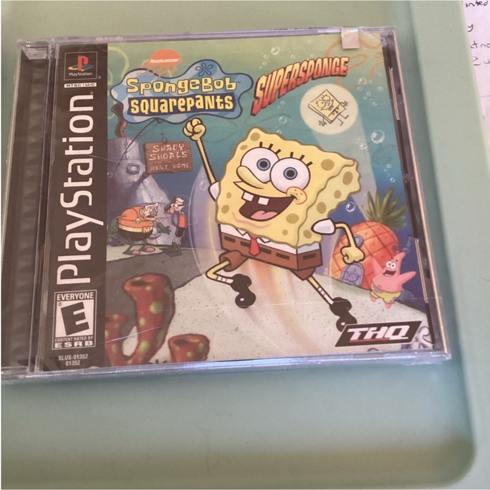 Spongebob Squarepants SuperSponge For PlayStation One, PS1. Factory Sealed. - Picture 1 of 5